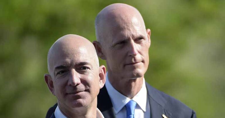 rick scott and jeff bezos