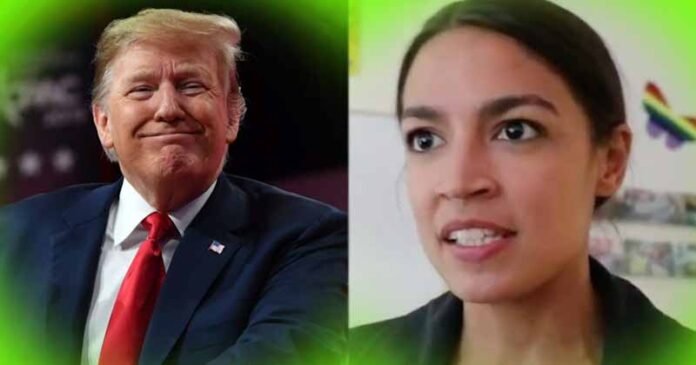 donald j. trump- alexandria ocasio cortez