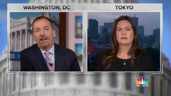 sarah sanders meet the press interview White House Press Secretary Sarah Sanders NBC interview