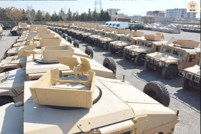 Billions of U.S.-supplied military weapons seized by the Taliban