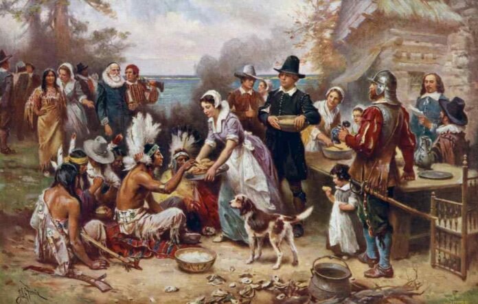 How did the Thanksgiving celebration start in the US?