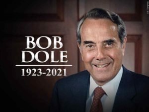 Senator and Republican presidential candidate Bob Dole dies