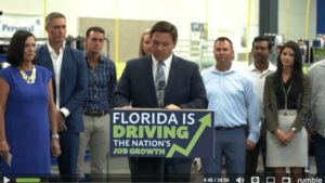 Florida Gov. Ron DeSantis adds more than 70,000 jobs