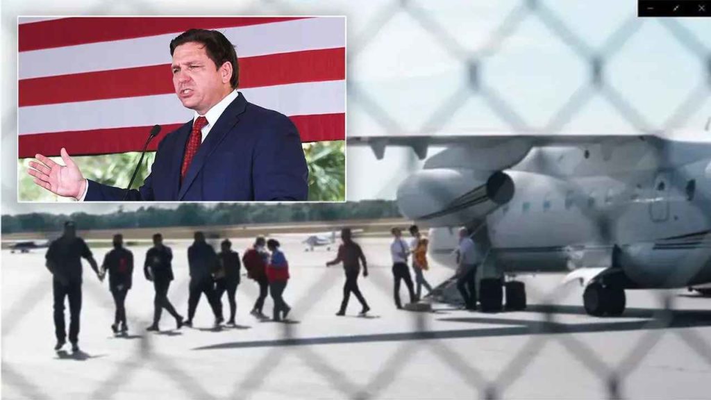 Florida's DeSantis flies dozens of "illegal immigrants" to Martha's Vineyard