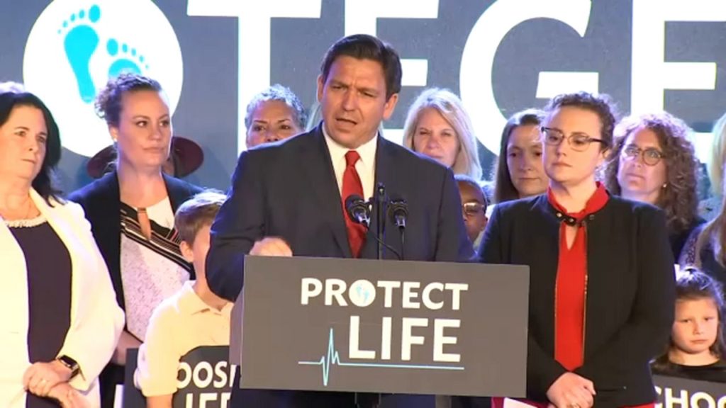 Proposed 6-week Abortion Ban Bill To Be Signed Into Law By DeSantis