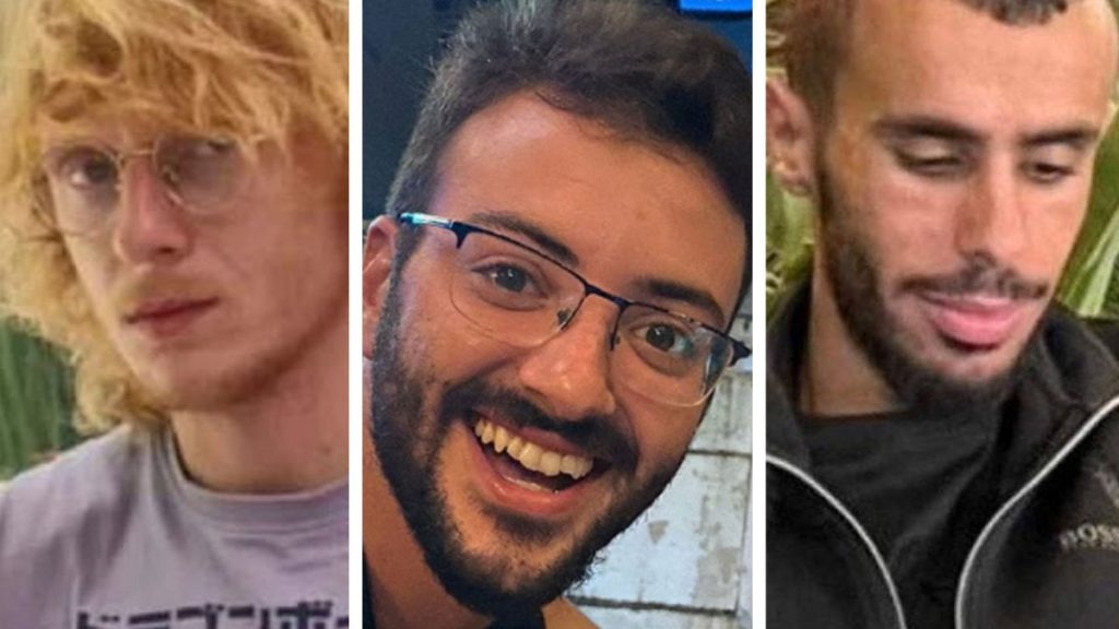 Israel claims 3 Gaza hostages killed by soldier were waving a white flag Israel claims 3 Gaza hostages killed by soldier were waving a white flag