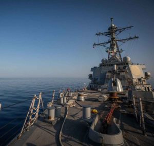 US Destroyer Downs 14 Drones in Red Sea Launched from Yemen