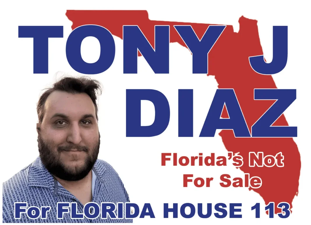 ‘Florida Is Not for Sale’: Moderate Republican Tony Diaz Launches State House Bid in District 113 Tony Diaz announces campaign for Florida House District 113