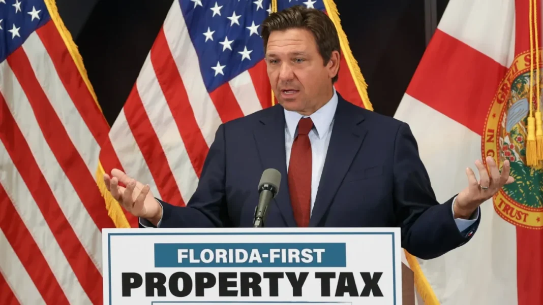 Gov. Ron DeSantis' proposed Amendment 3 property tax overhaul faces organized opposition ahead of the 2026 election.