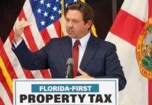 DeSantis Calls for Quick Court Ruling on Florida Property Tax Amendment Challenge Florida Gov. Ron DeSantis discusses the state's property tax amendment during a press conference.