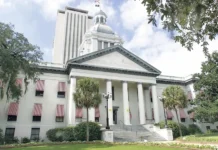 DOME: Donalds Rejects Washington Talk as Moody Gains Firefighter Backing Florida Capitol building in Tallahassee during a DOME political briefing edition.