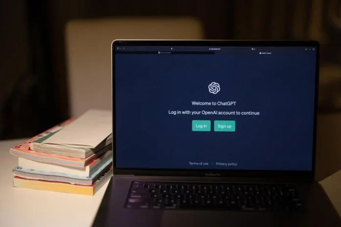 florida-openai-chatgpt-lawsuit-screen-2026 ChatGPT displayed on a laptop screen as Florida files a lawsuit against OpenAI over alleged safety concerns.