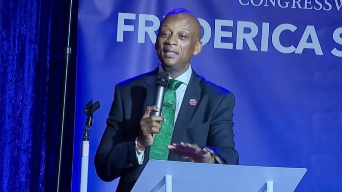 frederica-wilson-oliver-gilbert-endorsement-cd24 U.S. Rep. Frederica Wilson endorses Miami-Dade Commissioner Oliver Gilbert in Florida's 24th Congressional District race.