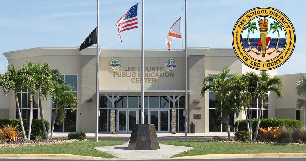 Lee County Schools Payroll Official Charged in Alleged $1.35 Million Fraud Scheme Lee County School District headquarters in Fort Myers during investigation into alleged payroll fraud scheme.