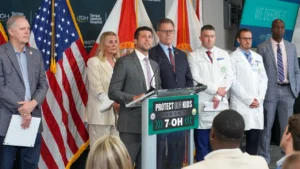 Attorney General James Uthmeier announces emergency action targeting 7-OH compounds in Florida