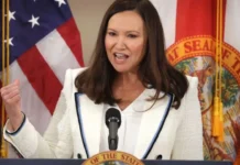 UNF Poll: Ashley Moody Leads Potential Democratic Rivals in Florida Senate Race U.S. Sen. Ashley Moody speaks during a public event as a new UNF poll shows her leading potential Democratic challengers in Florida's 2026 Senate race.
