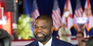 Byron Donalds campaigns during Florida's 2026 Republican gubernatorial race as a new Cygnal poll shows him leading the GOP primary.