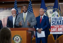 Byron Donalds Introduces Bill Requiring AI Data Centers to Supply Their Own Power and Water Rep. Byron Donalds announces the Protecting Ratepayers Act at a U.S. Capitol press conference.