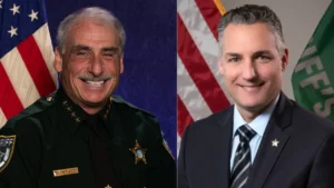 Volusia County Sheriff Mike Chitwood and Seminole County Sheriff Dennis Lemma.