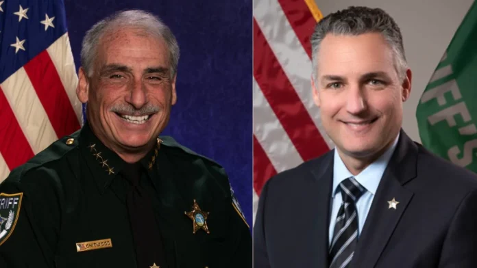 Volusia County Sheriff Mike Chitwood and Seminole County Sheriff Dennis Lemma.