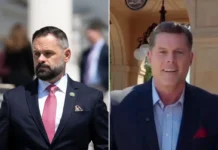 Tom Wright Endorses Ryan Elijah in GOP Primary Challenge to Cory Mills U.S. Rep. Cory Mills and Republican congressional candidate Ryan Elijah ahead of Florida's 7th Congressional District Republican primary.