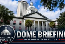 DOME Briefing: Chamber Endorsement, Food Investigation, Governor’s Race Heats Up The Florida Pundit DOME Briefing featuring the Florida Capitol in Tallahassee.
