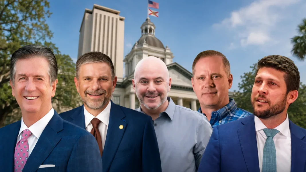 Florida legislative leaders Jim Boyd and Sam Garrison endorse Blaise Ingoglia, Wilton Simpson and James Uthmeier ahead of the 2026 elections.