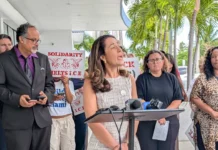 Miami Commission Faces Growing Pressure to End ICE Partnership Immigration advocates speak outside Miami City Hall while urging city officials to end Miami’s partnership with ICE.