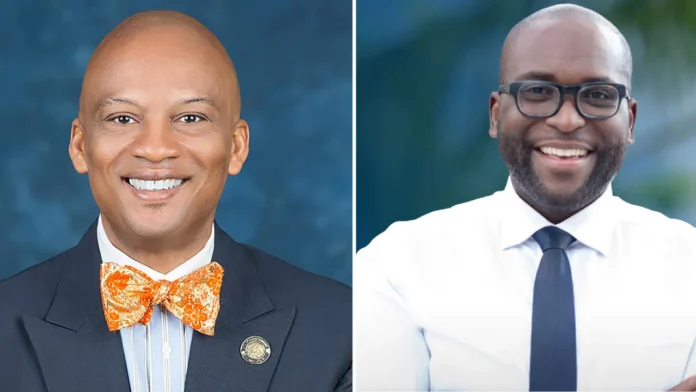 oliver-gilbert-shevrin-jones-cd24-democratic-primary Oliver Gilbert and Shevrin Jones, the leading candidates in Florida's 24th Congressional District Democratic primary.