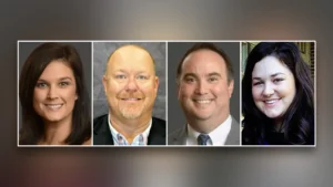 Composite image of individuals connected to the St. Johns County voter guide criminal case