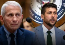 Florida AG Says Subpoenas in Fauci Investigation Could Come Next Week Anthony Fauci and Florida Attorney General James Uthmeier in a composite image.