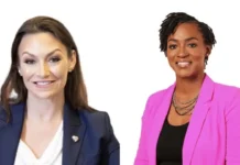 Angie Nixon Victory Exposes Rift Among Florida Democrats Ahead of November Nikki Fried and Angie Nixon amid Florida Democratic Party tensions