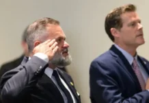 Florida CD-7 Draws National Attention as Cory Mills Faces Primary Challenge Ryan Elijah and Cory Mills during Florida CD-7 Republican primary campaign