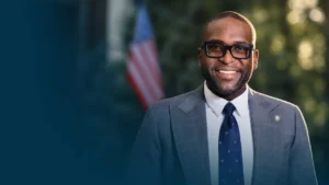 Florida state Sen. Shevrin Jones, a Democratic candidate for Florida's 24th Congressional District, during his 2026 congressional campaign.