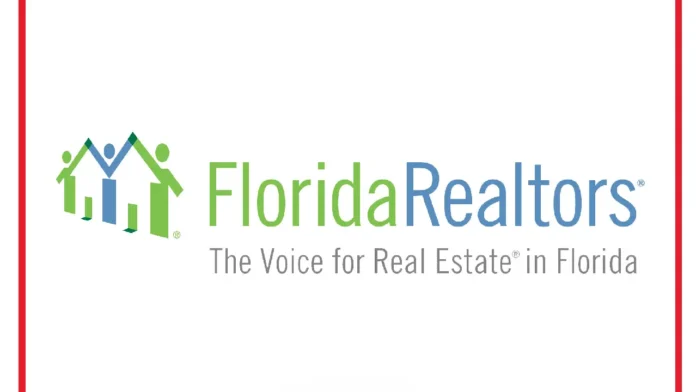 Florida Realtors logo as group backs Amendment 3 property tax campaign