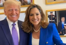 Salazar Breaks With Trump on Immigration as Tight CD-27 Race Intensifies Rep. María Elvira Salazar with President Donald Trump